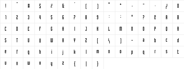 Tomorrow Wind Regular font glyphpreview