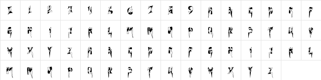 ROCKETZ Regular font glyphpreview