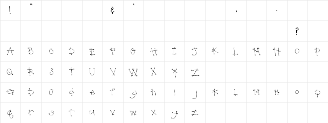 SBC Davey SBC Davey font glyphpreview