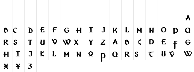 Vafthrudnir Demo Regular font glyphpreview