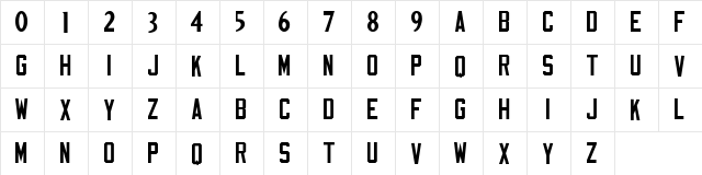 NFL Ravens Regular font glyphpreview