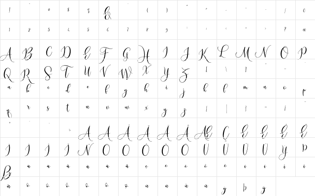 Sleeplesson Plus Regular font glyphpreview
