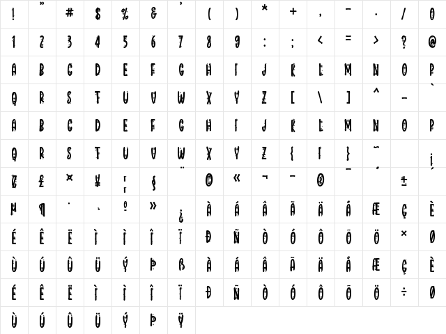 Flower Mager Regular font glyphpreview