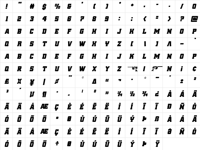 Red Delicious Title Italic Italic font glyphpreview