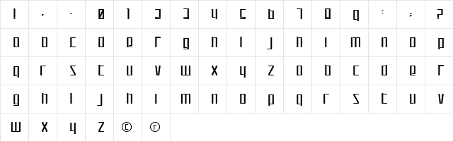 Lode Regular font glyphpreview
