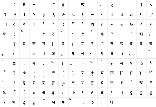 DevLys 020 Bold font glyphpreview