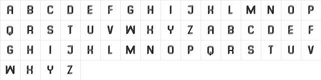 Vologda Regular font glyphpreview