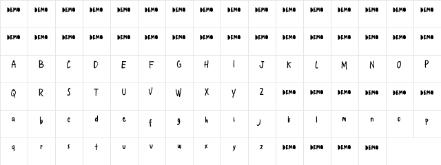 Street Dreams Regular font glyphpreview