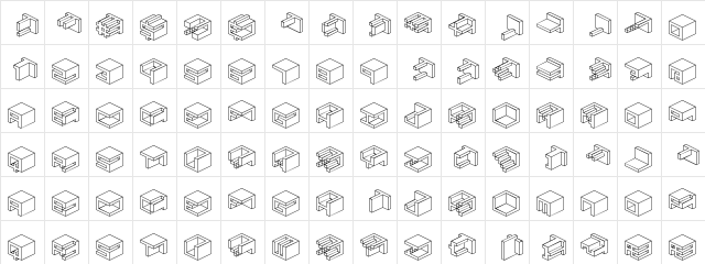 Qbicle 1 BRK Normal font glyphpreview