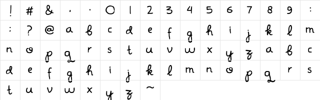 Don Butique Regular font glyphpreview