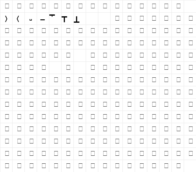 Frame5 Font Regular font glyphpreview