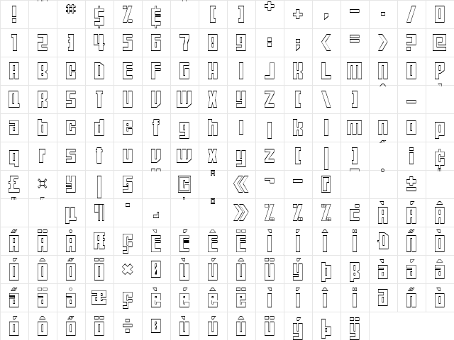 Have A Nice Day Regular font glyphpreview