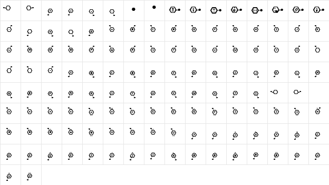 Microbe Regular font glyphpreview