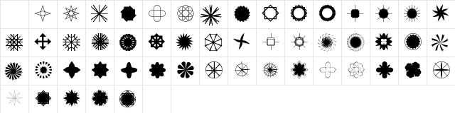 Star Time Too JL Reg1. font glyphpreview