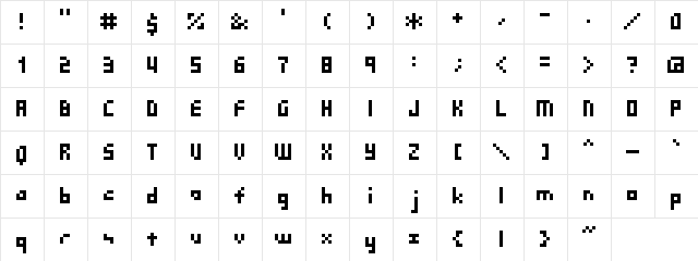 SHAKAGRAPHICS 03 font glyphpreview