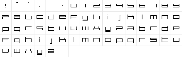 SirClive Regular font glyphpreview