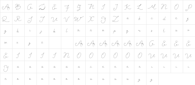 Devllin DEMO Regular font glyphpreview