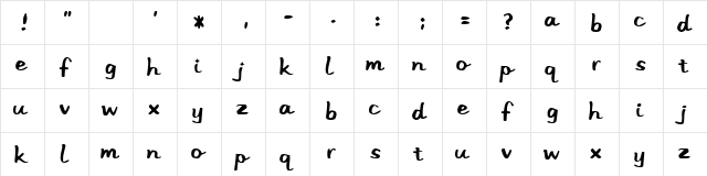 Stereo Hifi font glyphpreview