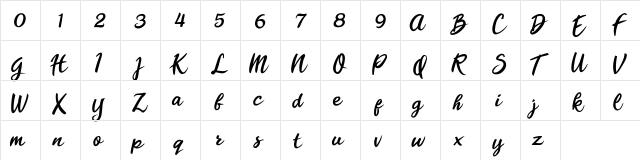 Florencia Blonde Florencia Blonde font glyphpreview