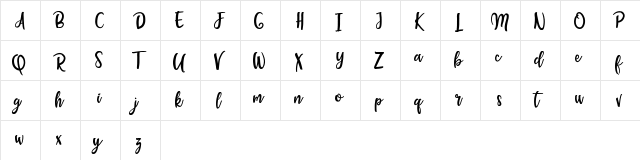 Scientesia Regular font glyphpreview