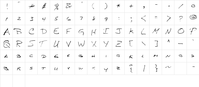Mkumba Regular font glyphpreview