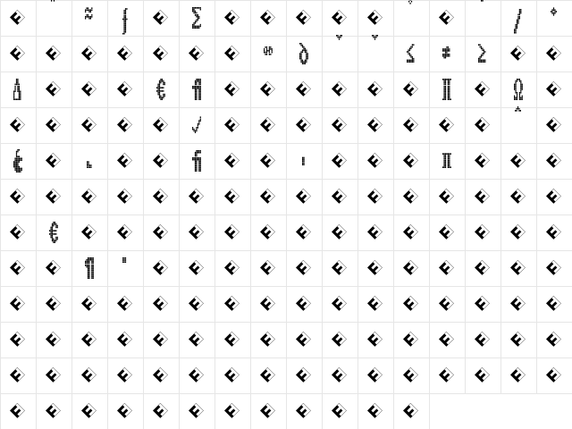 CallNineL-RegularExp Regular font glyphpreview