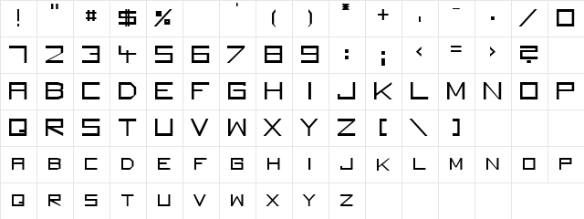 Switzerland Regular font glyphpreview