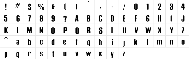 Elliot_Swonger 2 font glyphpreview