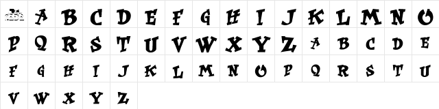 Krt Regular font glyphpreview