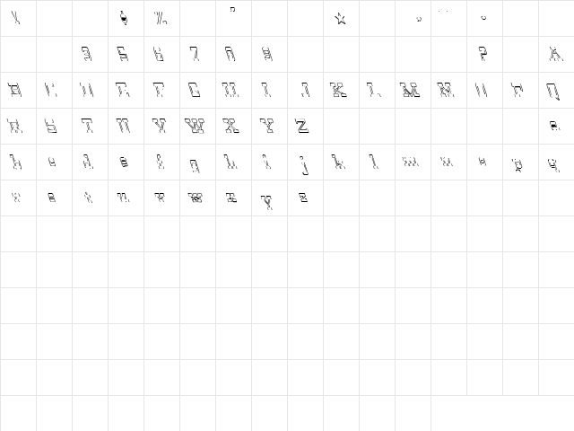 El Paso 2 Regular font glyphpreview