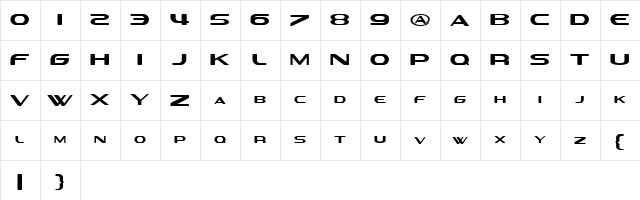 Sevil alias Esra Lite Regular font glyphpreview