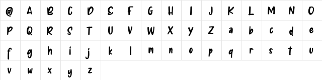 Afika FREE Regular font glyphpreview