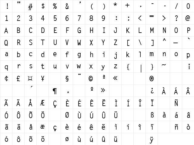 Celebration Day 5 Regular font glyphpreview