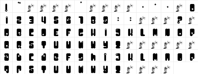 MoonPie Cadet Good font glyphpreview