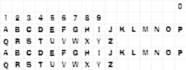 Stackz Regular font glyphpreview