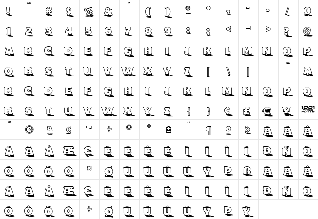 Toyland NF Regular font glyphpreview