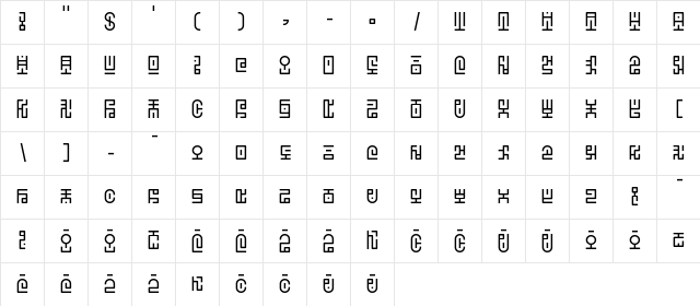 Deus Antics Regular font glyphpreview