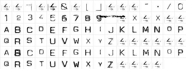 Spacesuit Regular font glyphpreview