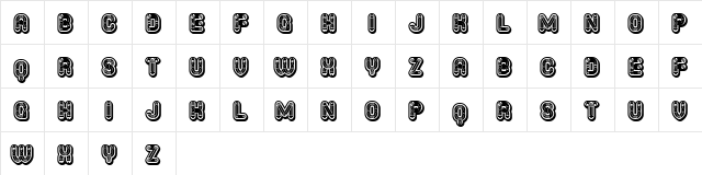 Furious Ride Oriental Regular font glyphpreview