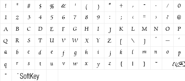 ChancesAre Lite Regular font glyphpreview