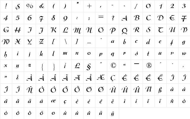 Arkona Bold font glyphpreview