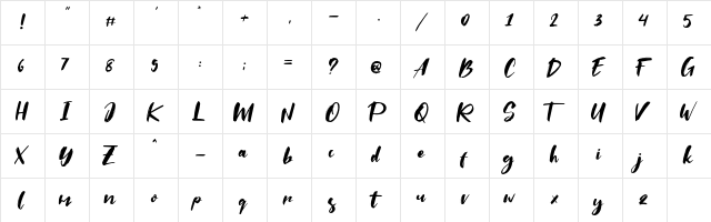 Saltino Regular font glyphpreview