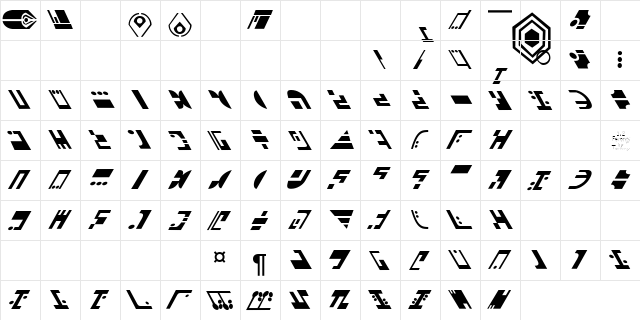 ST Ferengi L Regular font glyphpreview