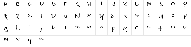 Slobbo Regular font glyphpreview