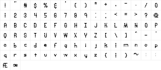 Entangled Layer A (BRK) Normal font glyphpreview