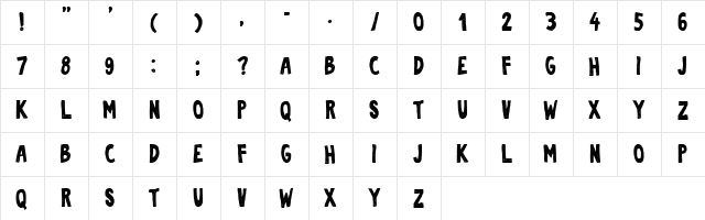 Sofija Regular font glyphpreview