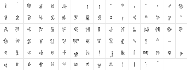 Scrap Wood Regular font glyphpreview