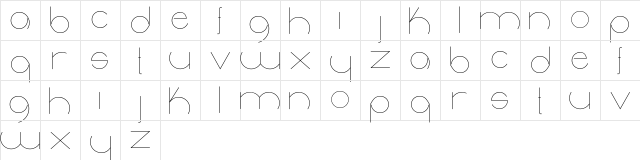 radiance Medium font glyphpreview