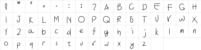 Smarts Regular font glyphpreview