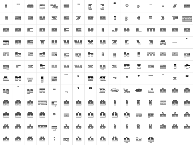 Turbo Charge Chrome Regular font glyphpreview